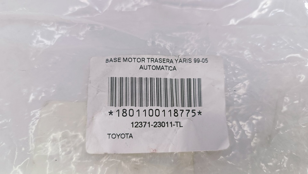 BASE MOTOR TRASERA YARIS 99-05 AUTOMATICA - Vista 5