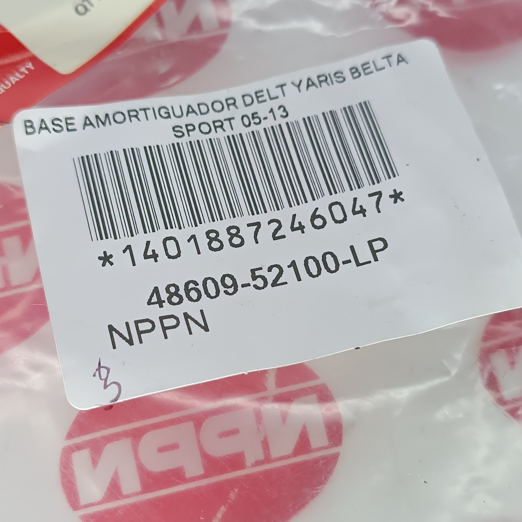 BASE AMORTIGUADOR DELT YARIS BELTA SPORT 05-13 - Vista 5