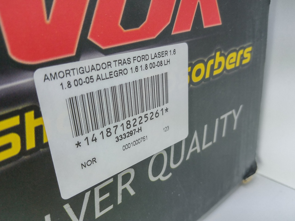 AMORTIGUADOR TRAS FORD LASER 1.6 1.8 00-05 ALLEGRO 1.6 1.8 00-08 LH - Vista 3