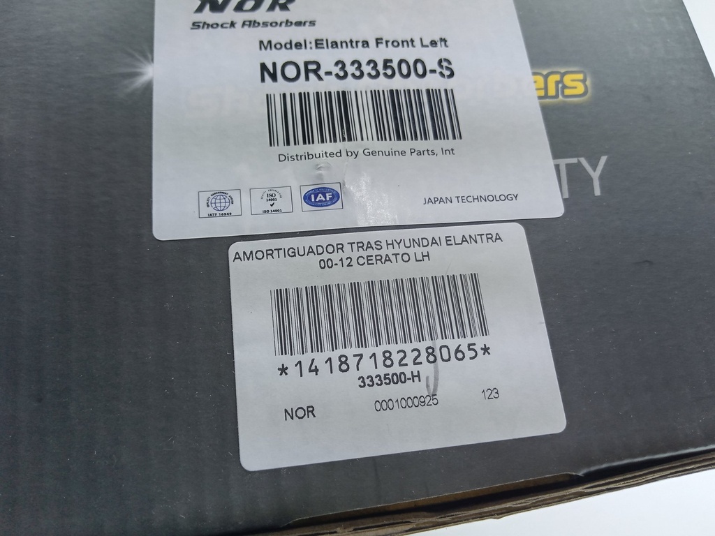 AMORTIGUADOR TRAS HYUNDAI ELANTRA 00-12 CERATO LH - Vista 4
