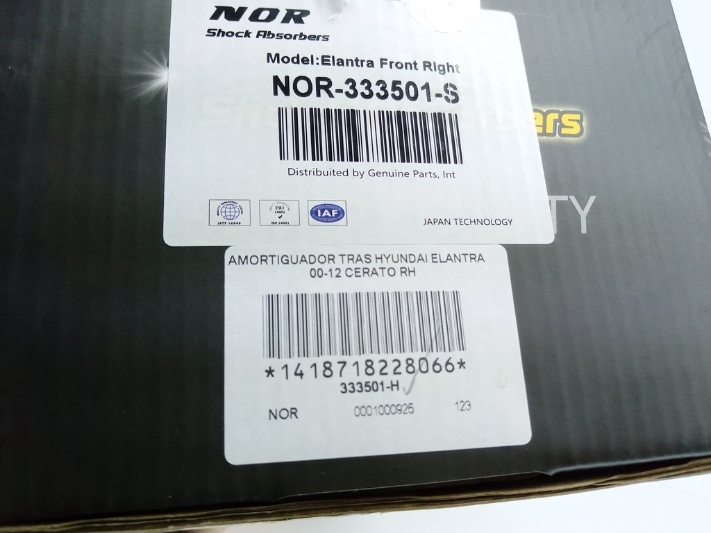 AMORTIGUADOR TRAS HYUNDAI ELANTRA 00-12 CERATO RH - Vista 5