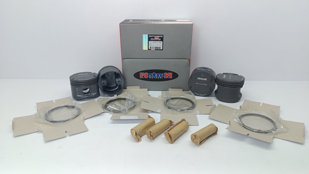 PISTON CLIO SYMBOL LOGAN KANGOO MEGANE 1.4 16V FALDA LARGA (STD) CON ANILLOS - Vista 1