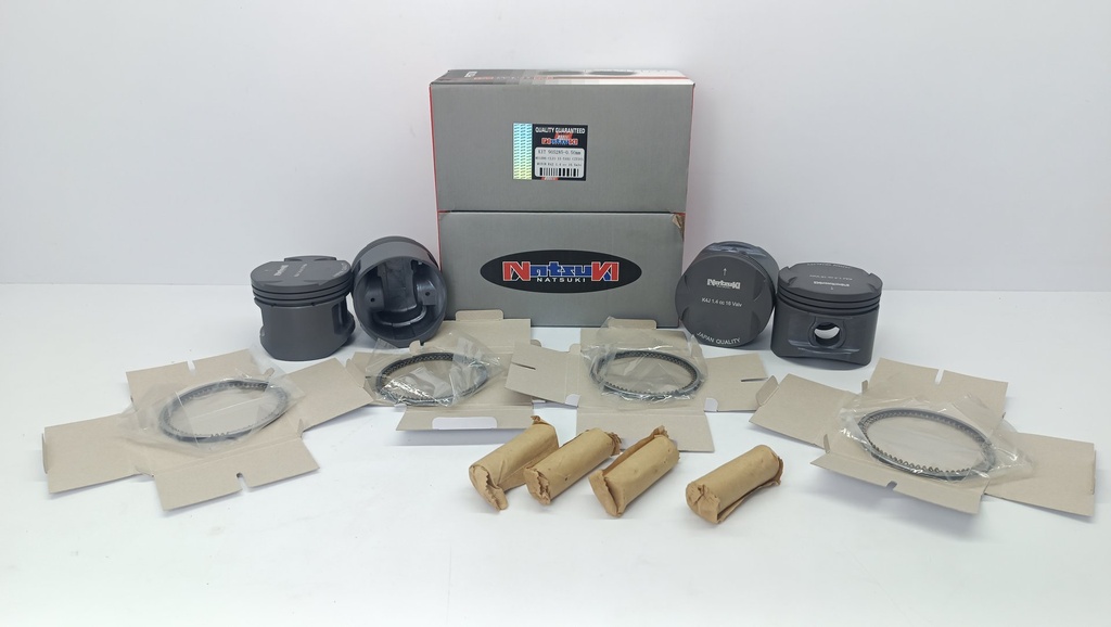 PISTON CLIO SYMBOL LOGAN KANGOO MEGANE 1.4 16V FALDA LARGA (STD) CON ANILLOS - Vista 2
