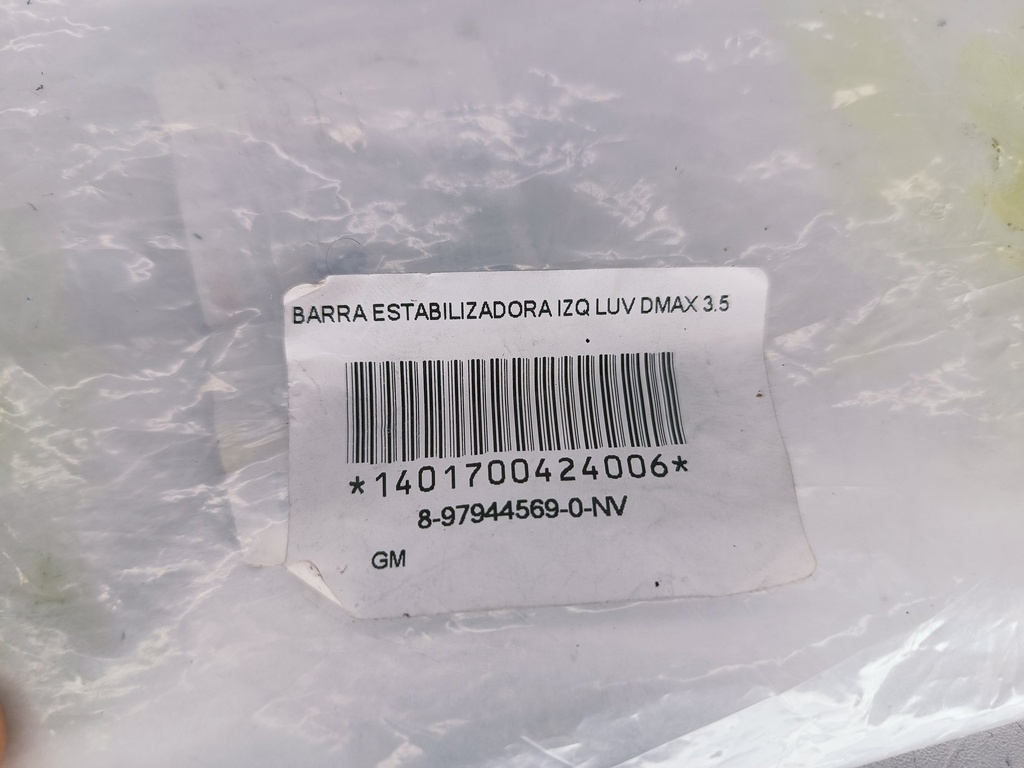 BARRA ESTABILIZADORA DEL IZQ LUV DMAX 3.5 4X2 4X4 06-12 - Vista 5