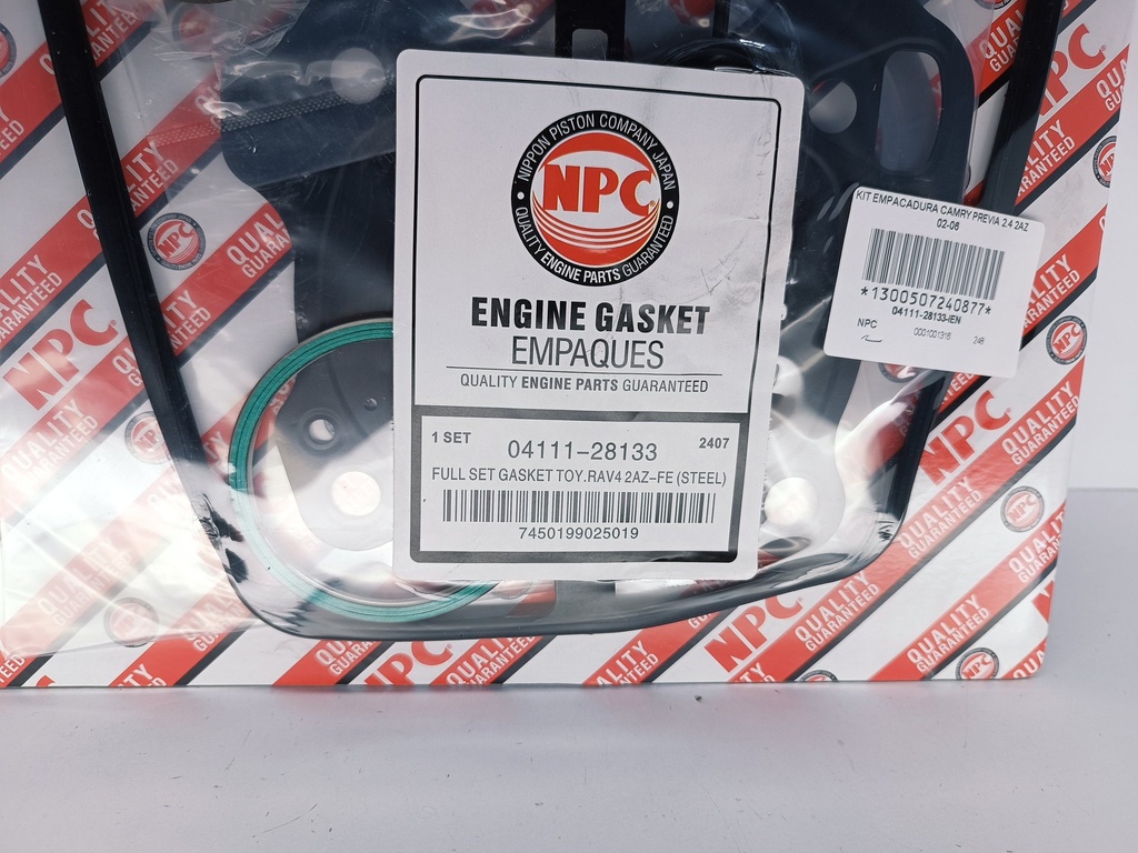KIT EMPACADURA CAMRY PREVIA 2.4 2AZ 02-06 (METAL) - Vista 4