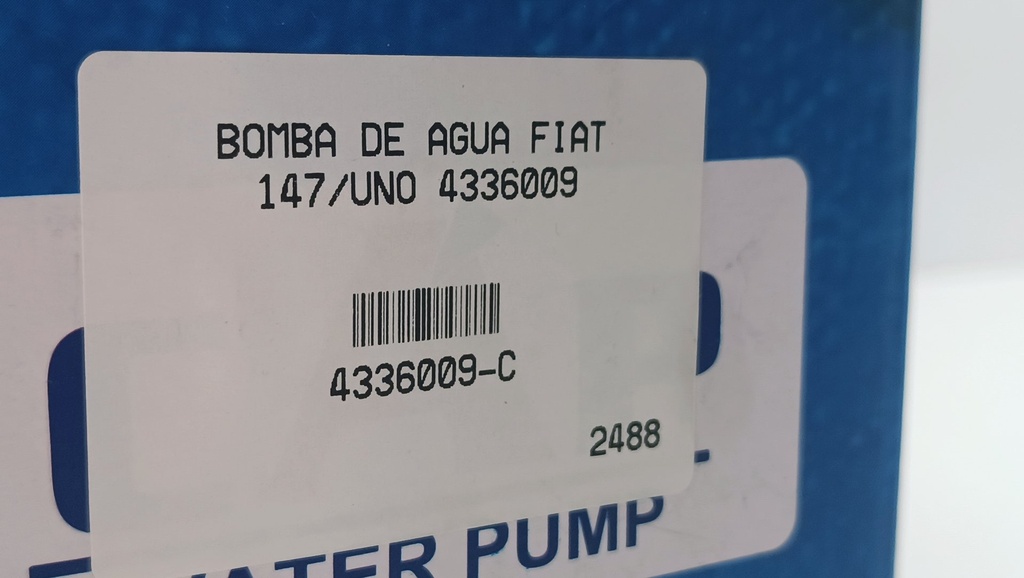 BOMBA AGUA UNO 1.3 83-95 SPAZIO TUCAN 147 76-95 FIORINO 85-93 - Vista 6
