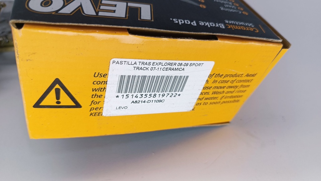 PASTILLA TRAS EXPLORER 06-09 SPORT TRACK 07-11 CERAMICA - Vista 5