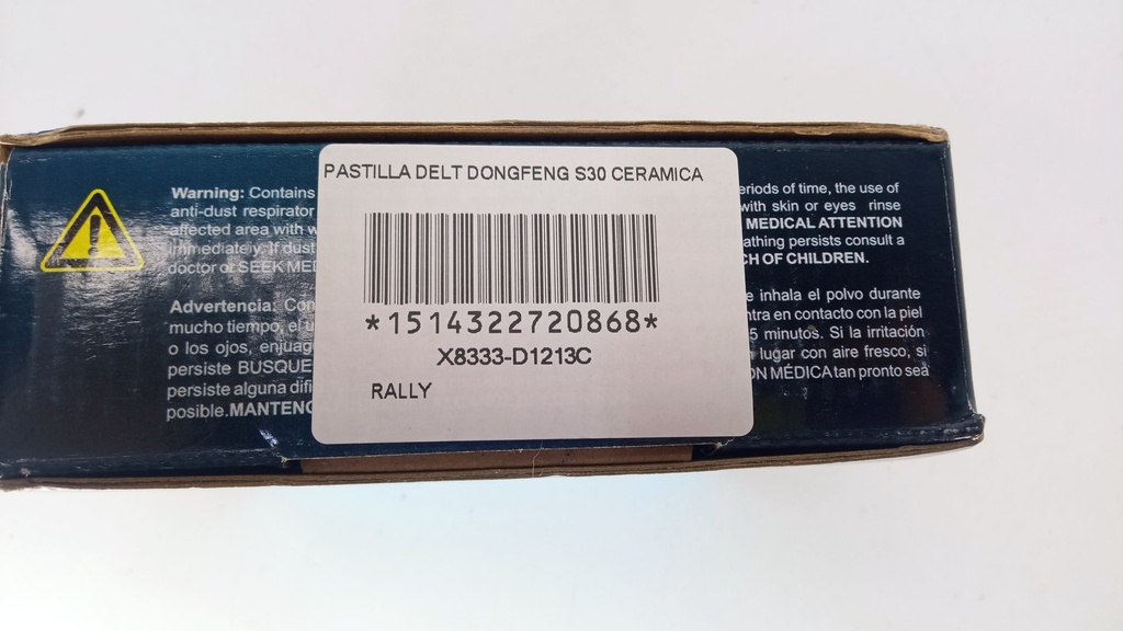 PASTILLA DELT DONGFENG S30 CERAMICA - Vista 4