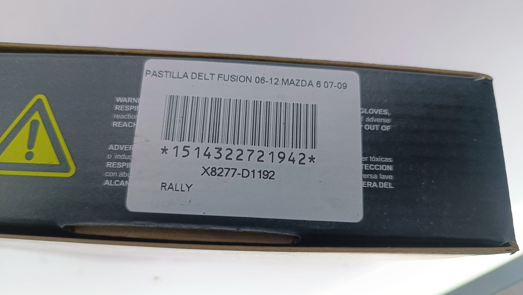 PASTILLA DELT FUSION 06-12 MAZDA 6 07-09 - Vista 9