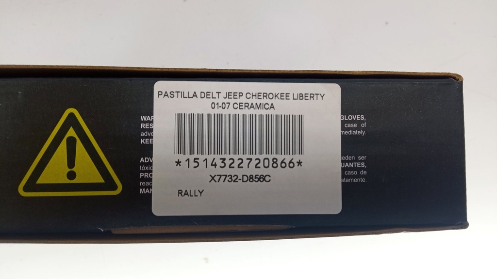 PASTILLA DELT JEEP CHEROKEE LIBERTY 01-07 CERAMICA - Vista 4