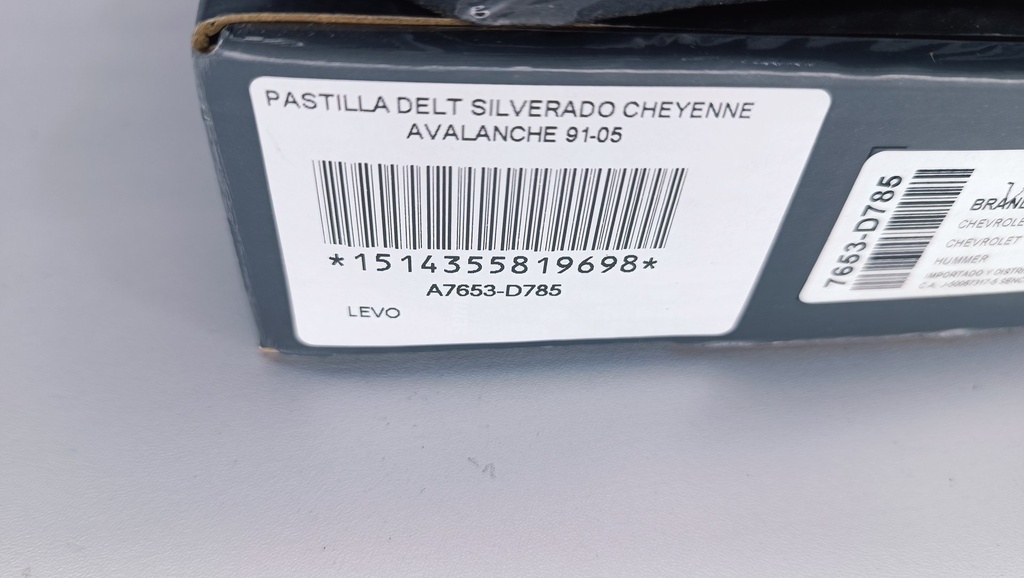 PASTILLA DELT SILVERADO CHEYENNE AVALANCHE 91-05 - Vista 4