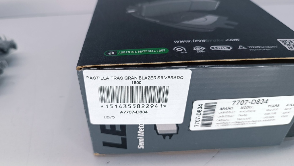 PASTILLA TRAS GRAN BLAZER SILVERADO 1500 - Vista 4