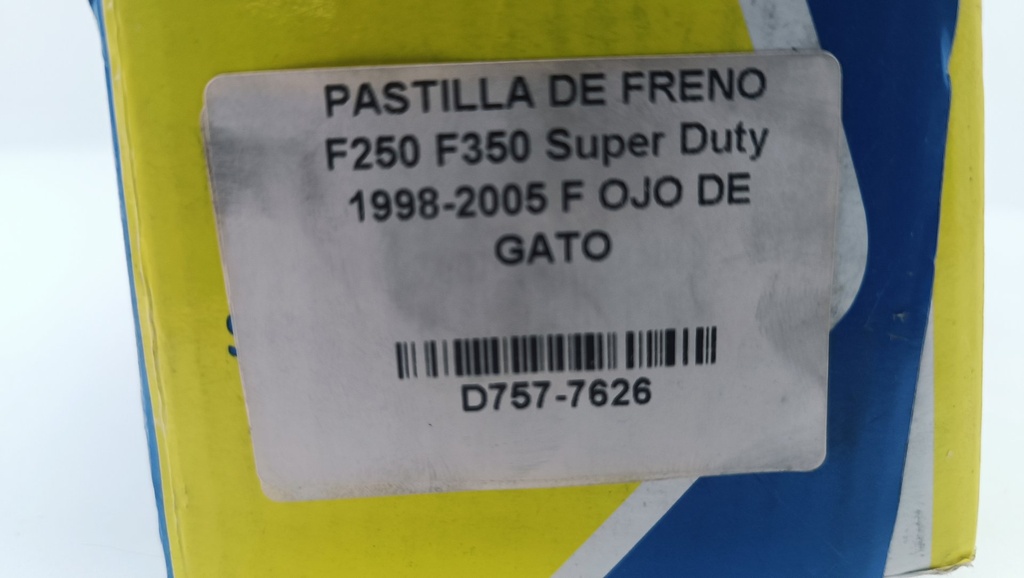 PASTILLA TRAS SUPER DUTY TRITON 99-04 - Vista 6