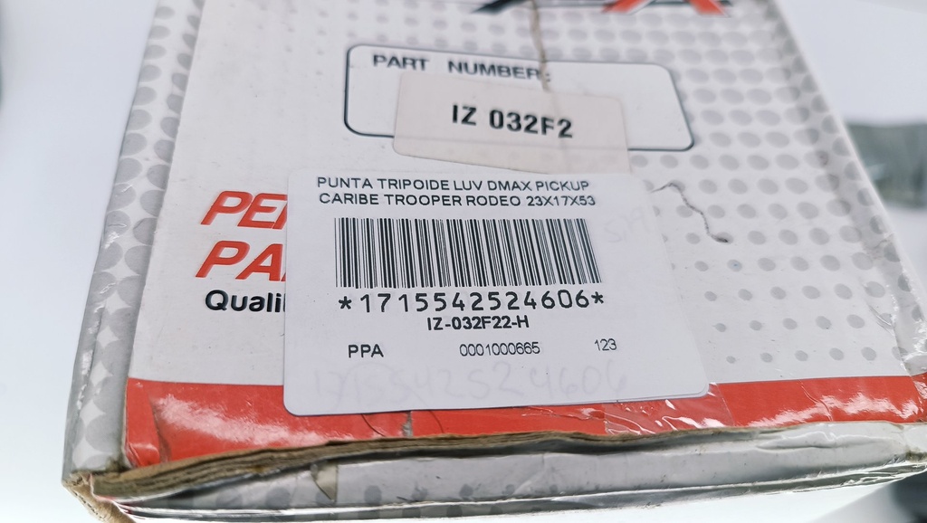 PUNTA TRIPOIDE LUV DMAX PICKUP CARIBE TROOPER RODEO 23X17X53 R/INT - Vista 8