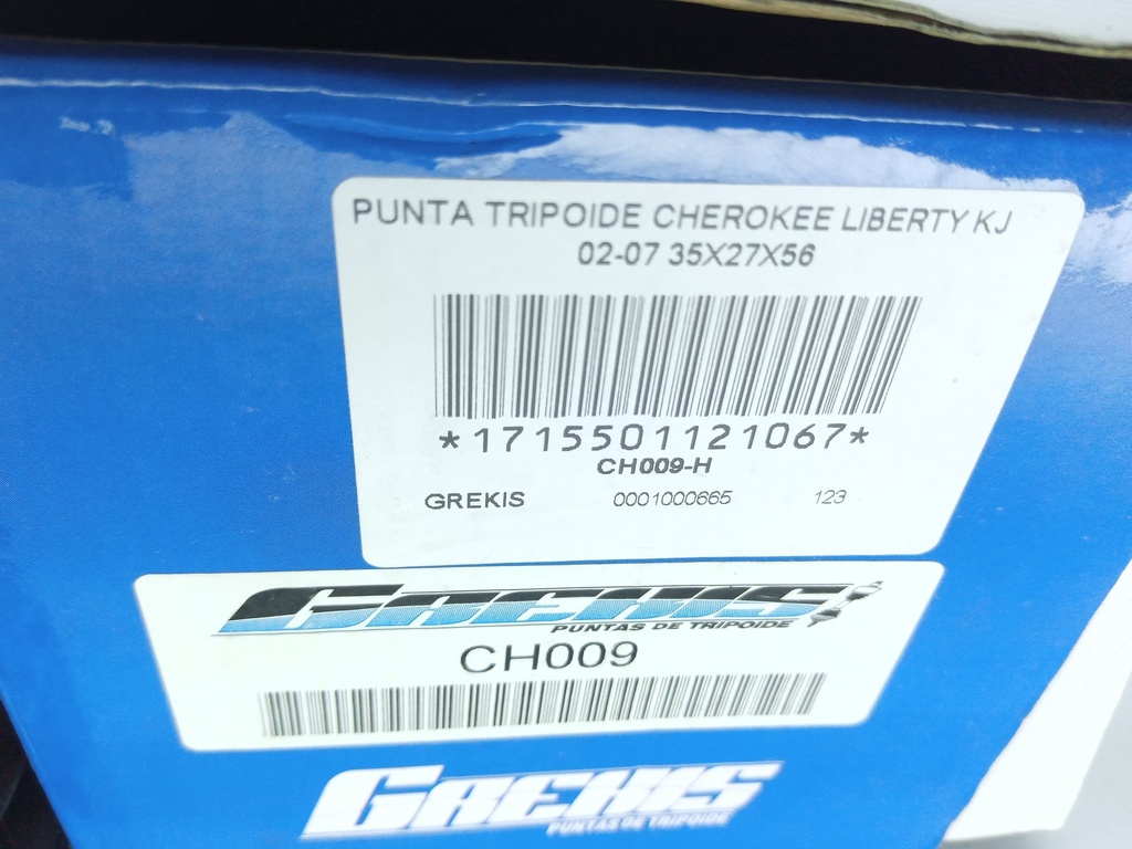 PUNTA TRIPOIDE R/EXT 35X27X56 CHEROKEE KJ LIBERTY - Vista 10