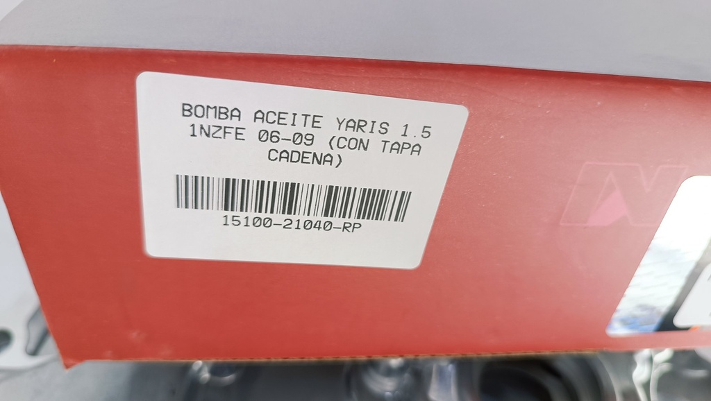 BOMBA ACEITE YARIS 1.5 1NZFE 06-09 (CON TAPA CADENA) - Vista 10