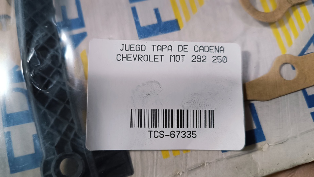EMPACADURA TAPA CADENA CHEVROLET 292 250 - Vista 6