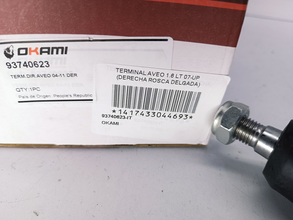 TERMINAL AVEO 1.6 LT 07-UP (DERECHA ROSCA DELGADA) - Vista 4