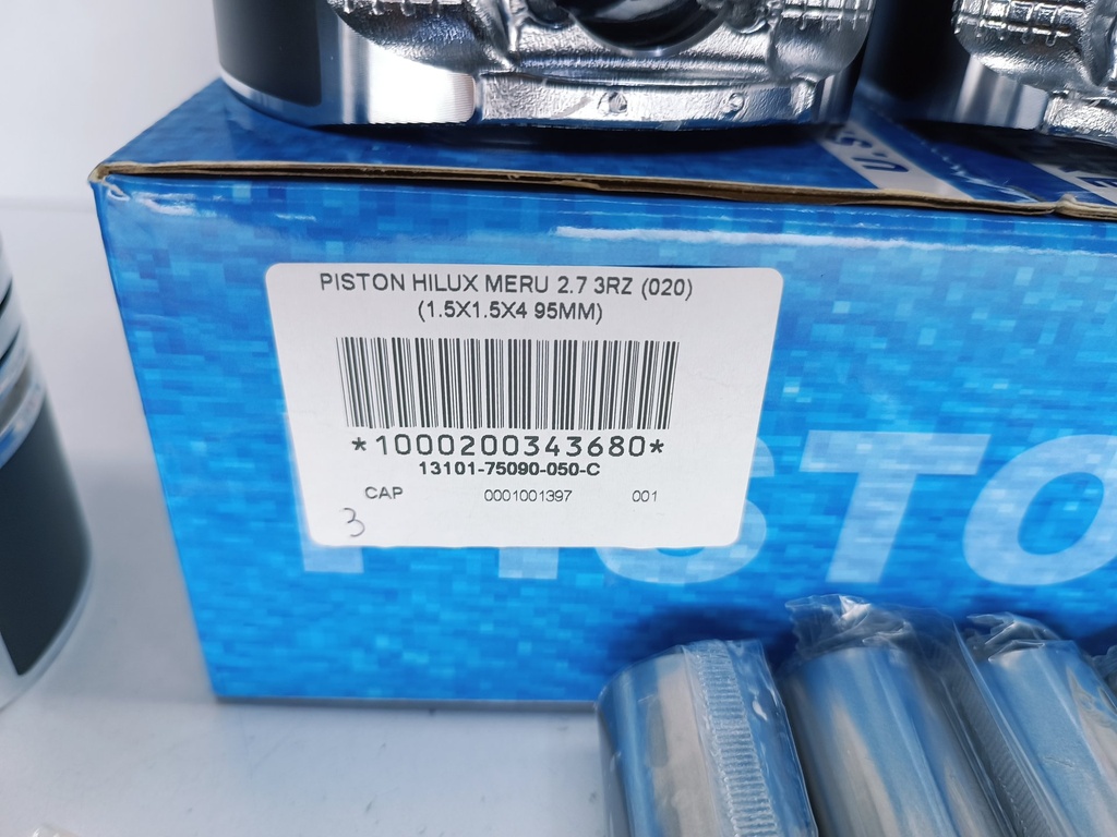 PISTON HILUX MERU 2.7 3RZ (030) (1.5X1.5X4 95MM) - Vista 5