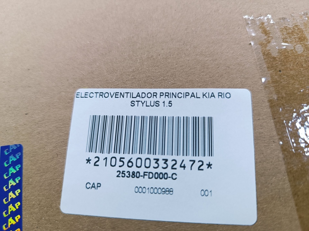 ELECTROVENTILADOR PRINCIPAL KIA RIO STYLUS 1.5 - Vista 6