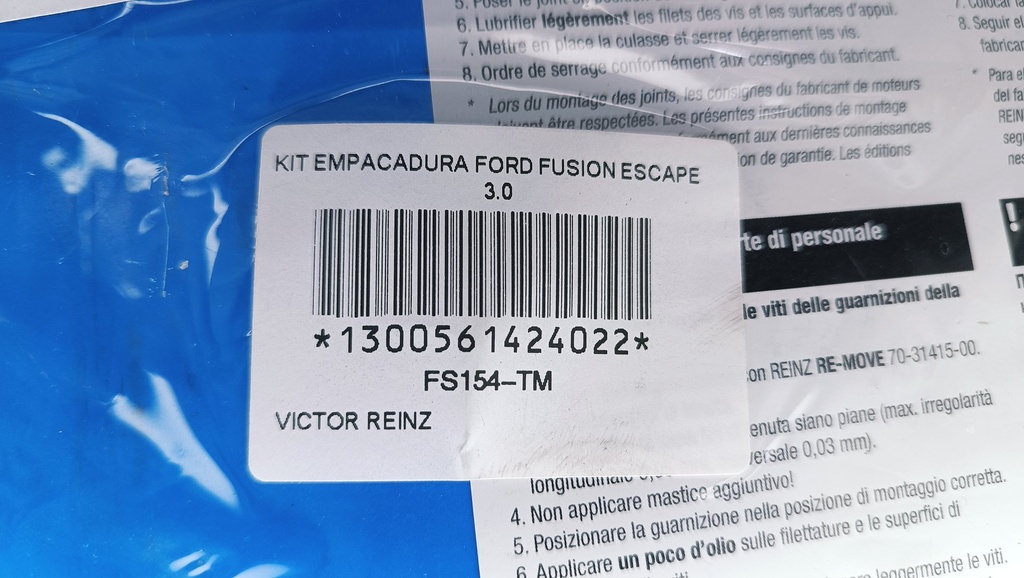 KIT EMPACADURA FORD FUSION ESCAPE 3.0 06-08 - Vista 5