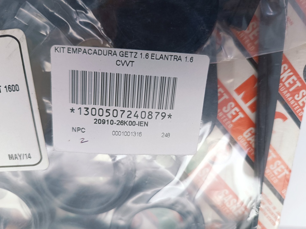 KIT EMPACADURA GETZ 1.6 ELANTRA 1.6 CVVT ( METAL) - Vista 5
