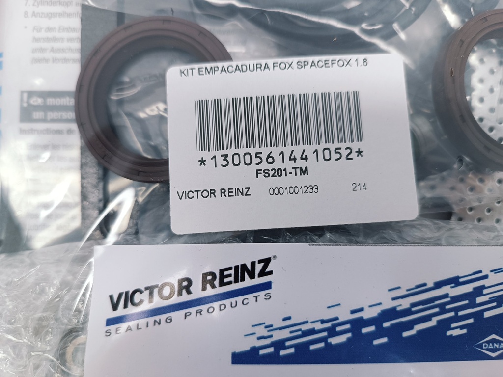 KIT EMPACADURA FOX SPACEFOX 1.6 - Vista 4