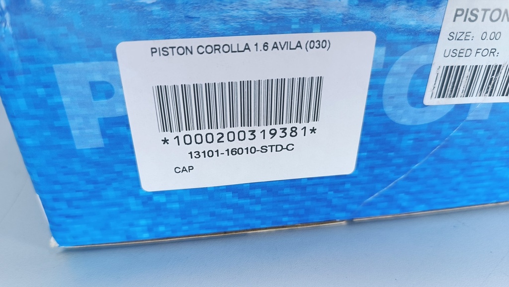 PISTON COROLLA 1.6 AVILA (STD) (1.5X1.5X2.8 81MM) - Vista 5