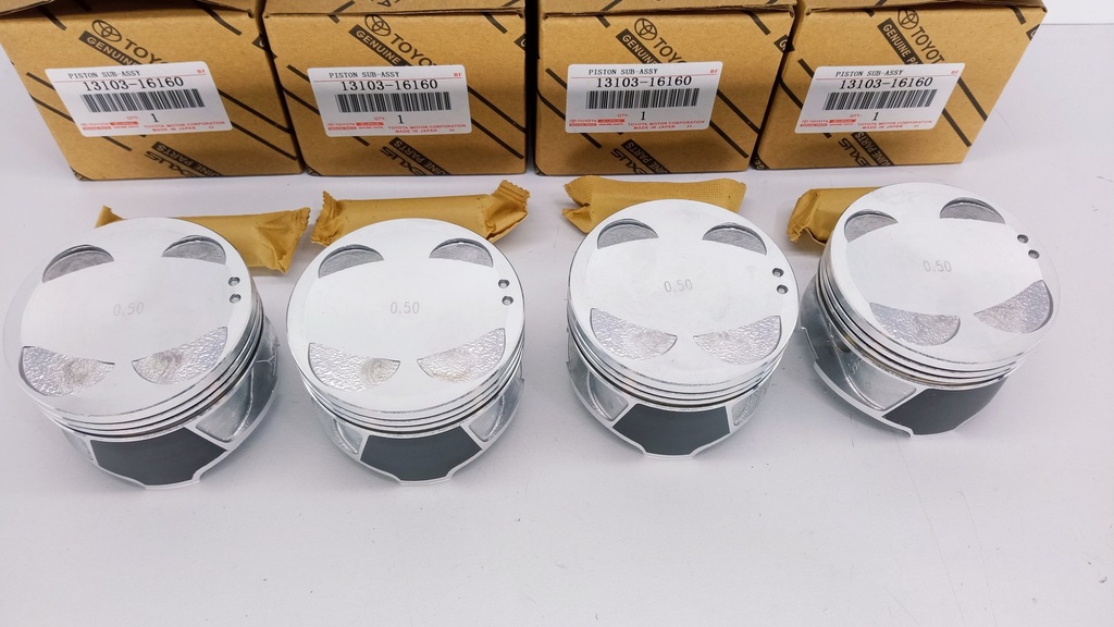 PISTON COROLLA BABY CAMRY PANTALLITA SAPITO F.I.1.6 (STD) 99-02 (1.2X1.5X3 81MM) - Vista 1