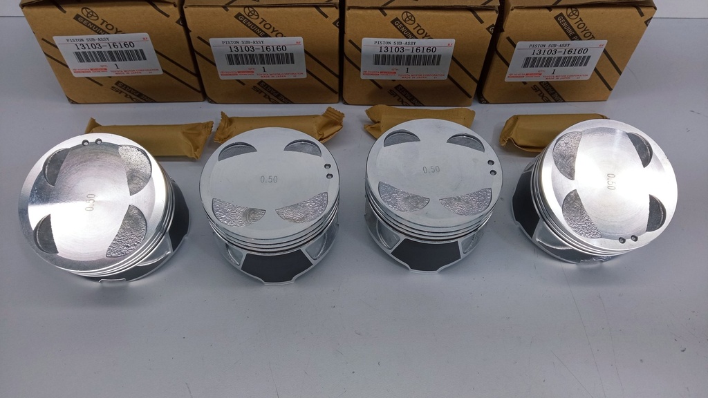 PISTON COROLLA BABY CAMRY PANTALLITA SAPITO F.I.1.6 (STD) 99-02 (1.2X1.5X3 81MM) - Vista 2