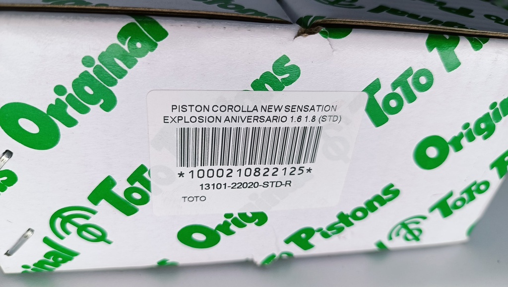 PISTON COROLLA NEW SENSATION EXPLOSION ANIVERSARIO 1.6 1.8 (STD) (03-14) (1.2X1.2X3 79MM) - Vista 5