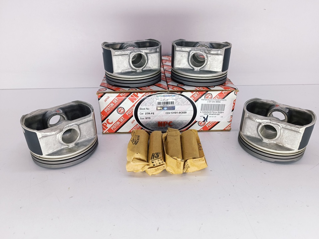 PISTON HILUX 2.7 HIACE 2TR STD (1.2X1.2X2 95MM) - Vista 1