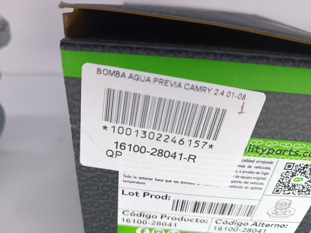 BOMBA AGUA PREVIA CAMRY 2.4 01-08 - Vista 3