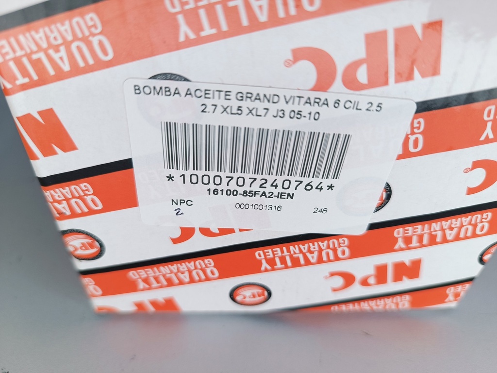 BOMBA ACEITE GRAND VITARA 6 CIL 2.5 2.7 XL5 XL7 J3 05-10 - Vista 6