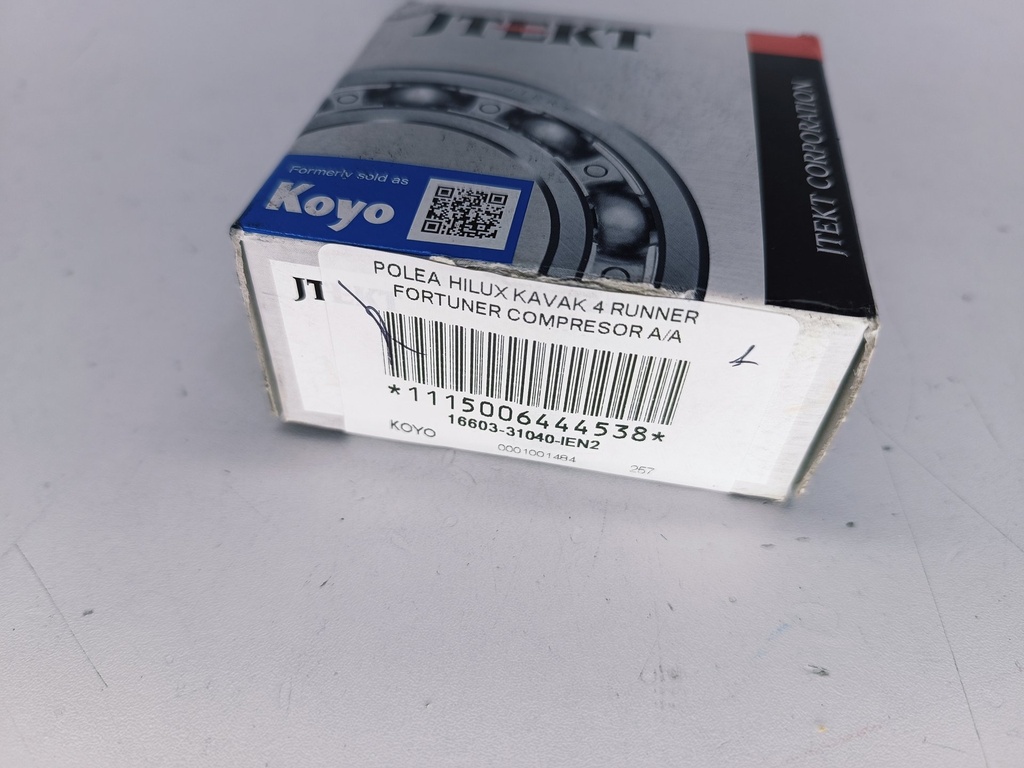 POLEA TENSORA HILUX KAVAK 4 RUNNER FORTUNER COMPRESOR A/A - Vista 4