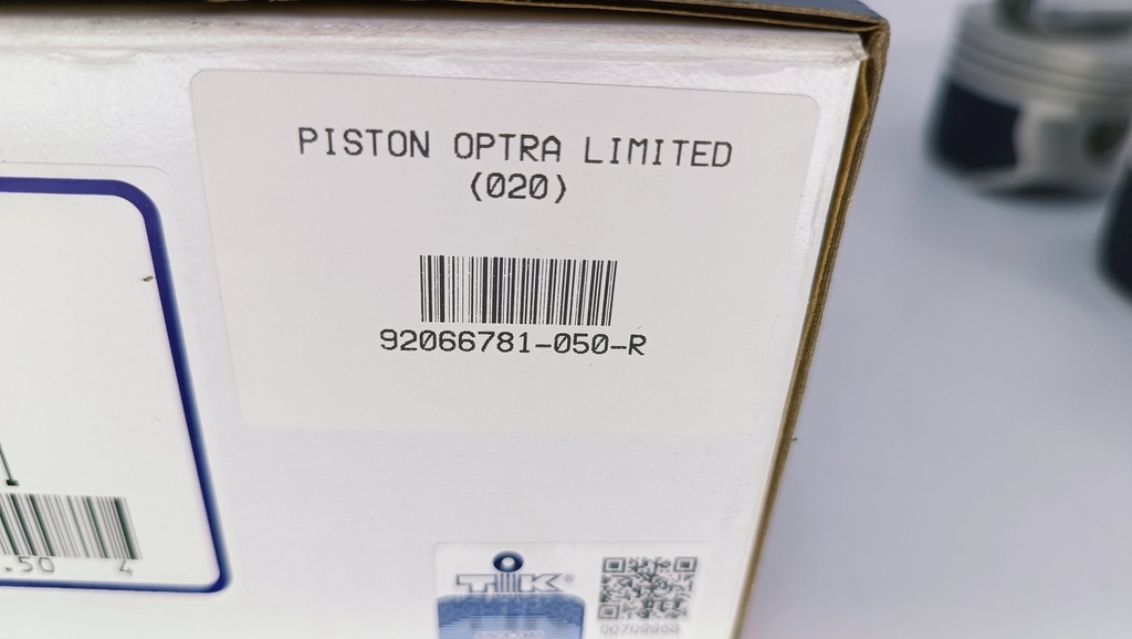PISTON OPTRA LIMITED (020) (1.2X1.5X3 81.6MM) - Vista 8