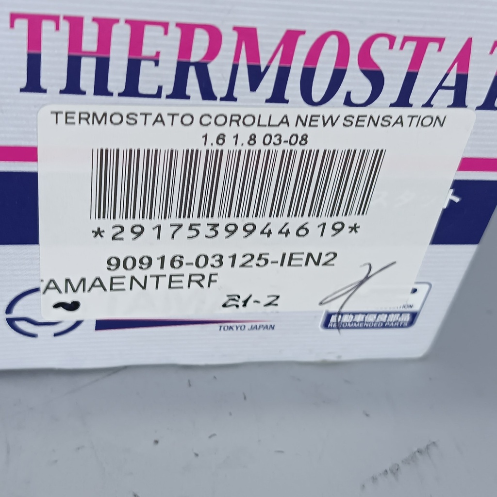 TERMOSTATO COROLLA NEW SENSATION 1.6 1.8 03-08 - Vista 6