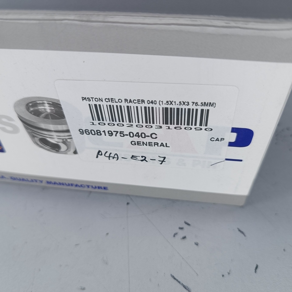 PISTON CIELO RACER 040 (1.5X1.5X3 76.5MM) - Vista 7