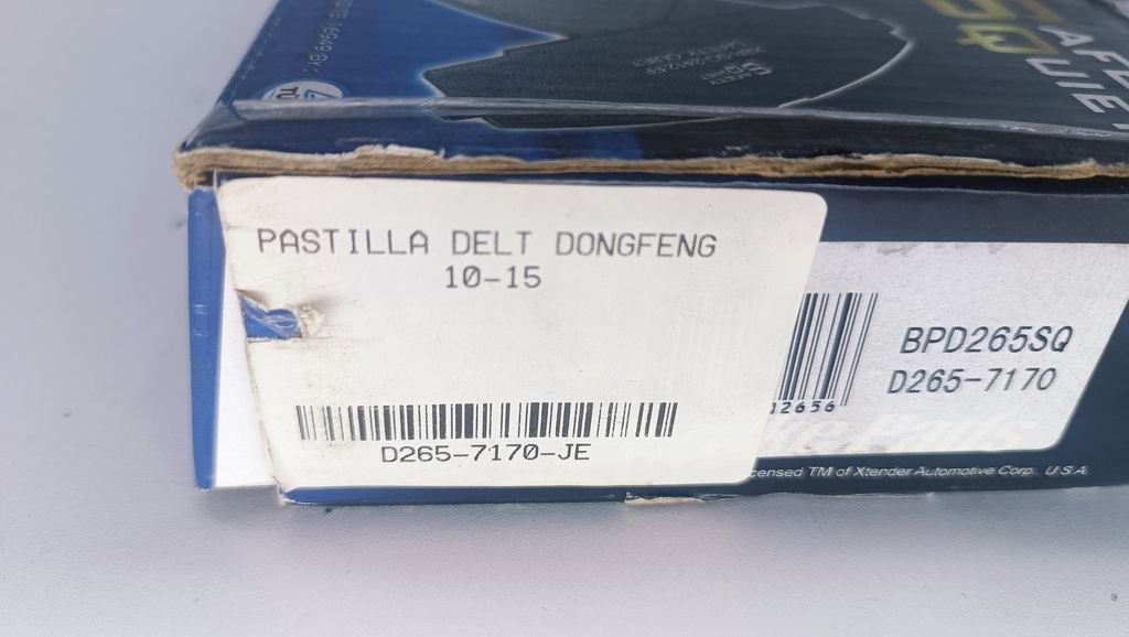 PASTILLA DELT DONGFENG S30 - Vista 4