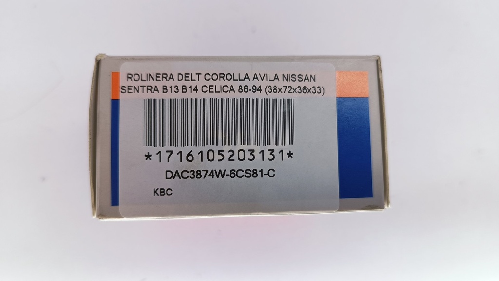 ROLINERA DELT COROLLA AVILA NISSAN SENTRA B13 B14 CELICA 86-94 (38x74x36) - Vista 4