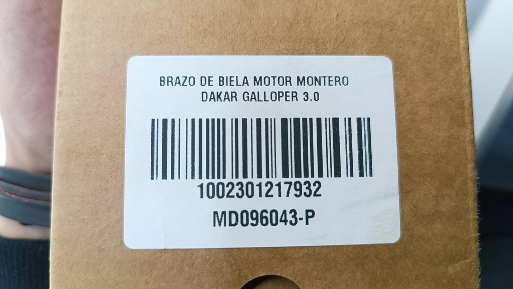 BRAZO DE BIELA MOTOR MONTERO DAKAR GALLOPER 3.0 - Vista 5