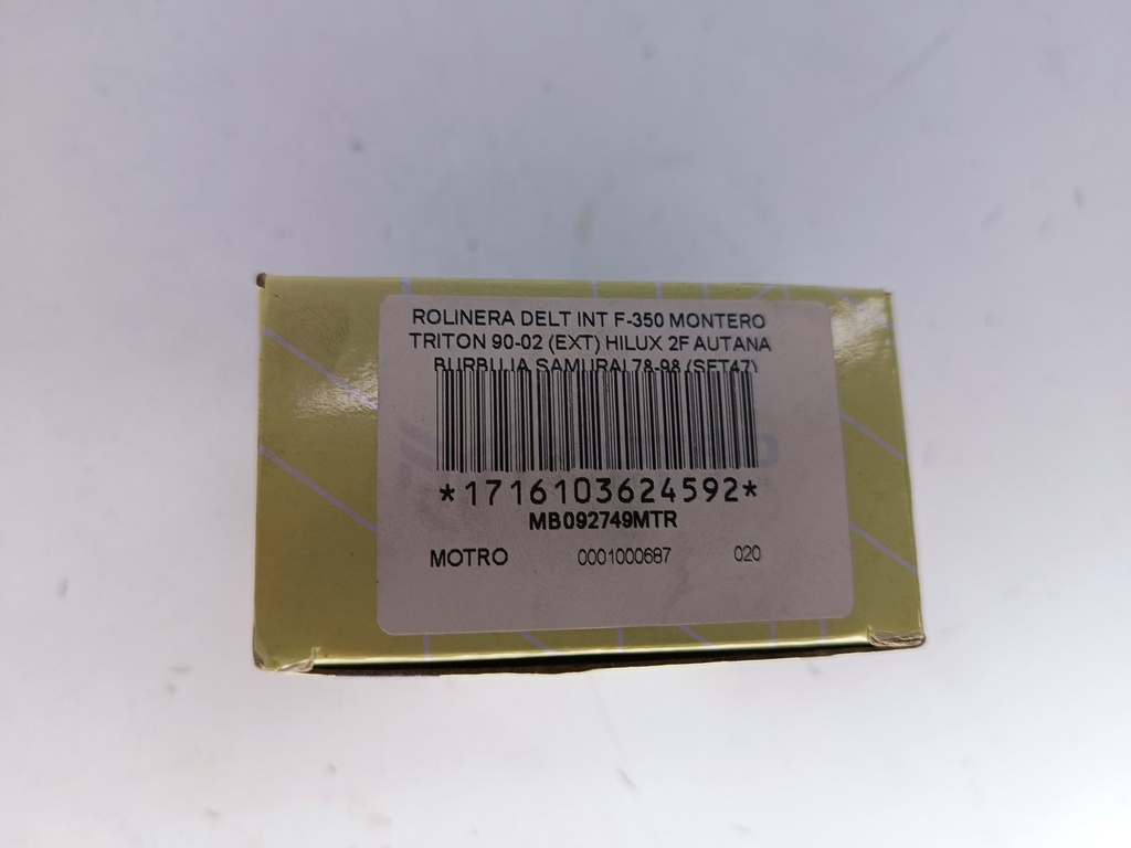 ROLINERA DELT INT F-350 MONTERO TRITON 90-02 (EXT) HILUX 2F AUTANA BURBUJA SAMURAI 78-98 (SET47) - Vista 4