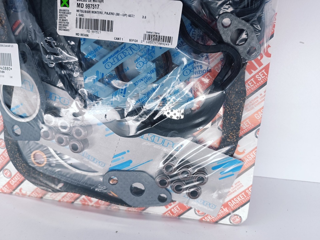 KIT EMPACADURA MONTERO DAKAR 3.0 12V - Vista 4