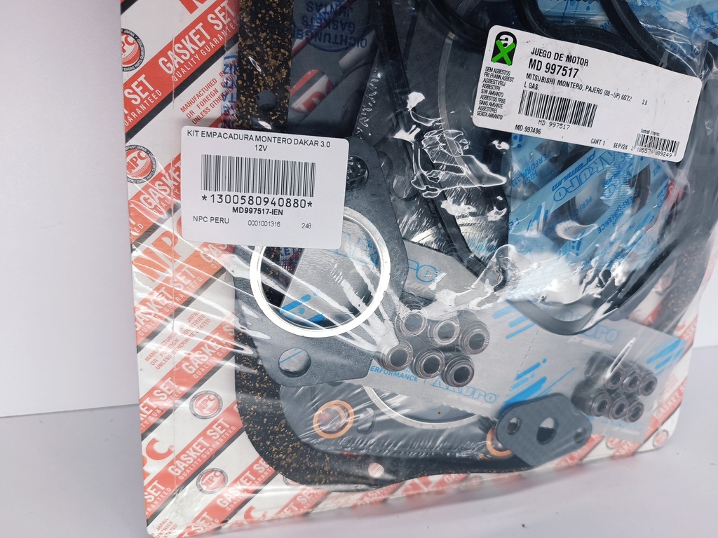 KIT EMPACADURA MONTERO DAKAR 3.0 12V - Vista 5
