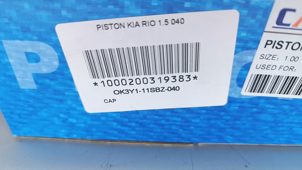 PISTON KIA RIO 1.5 STYLUS 040 (1.2X1.2X2.5 75.5MM) - Vista 4