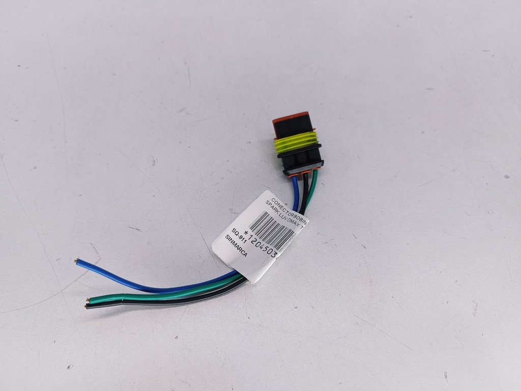 CONECTOR BOBINA AVEO OPTRA SPARK LUV DMAX TPS PALIO SIENA FIRE 3 CABLES - Vista 2