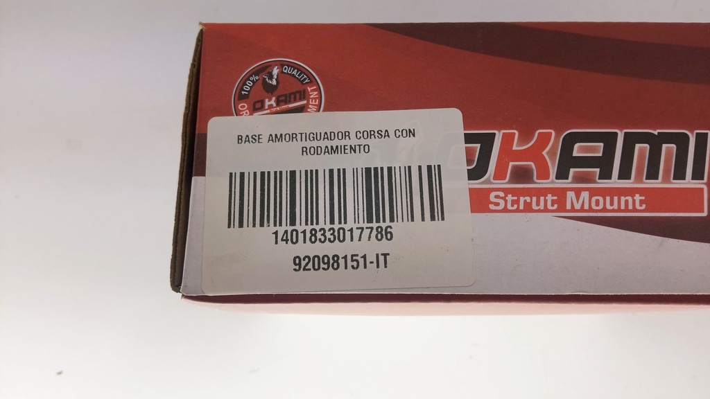 BASE AMORTIGUADOR CORSA CON RODAMIENTO - Vista 5