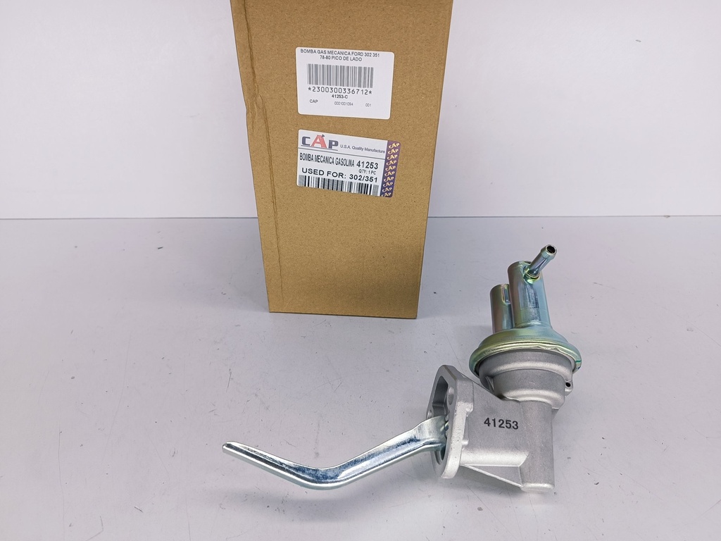 BOMBA GAS MECANICA FORD 302 351 78-80 PICO DE LADO
