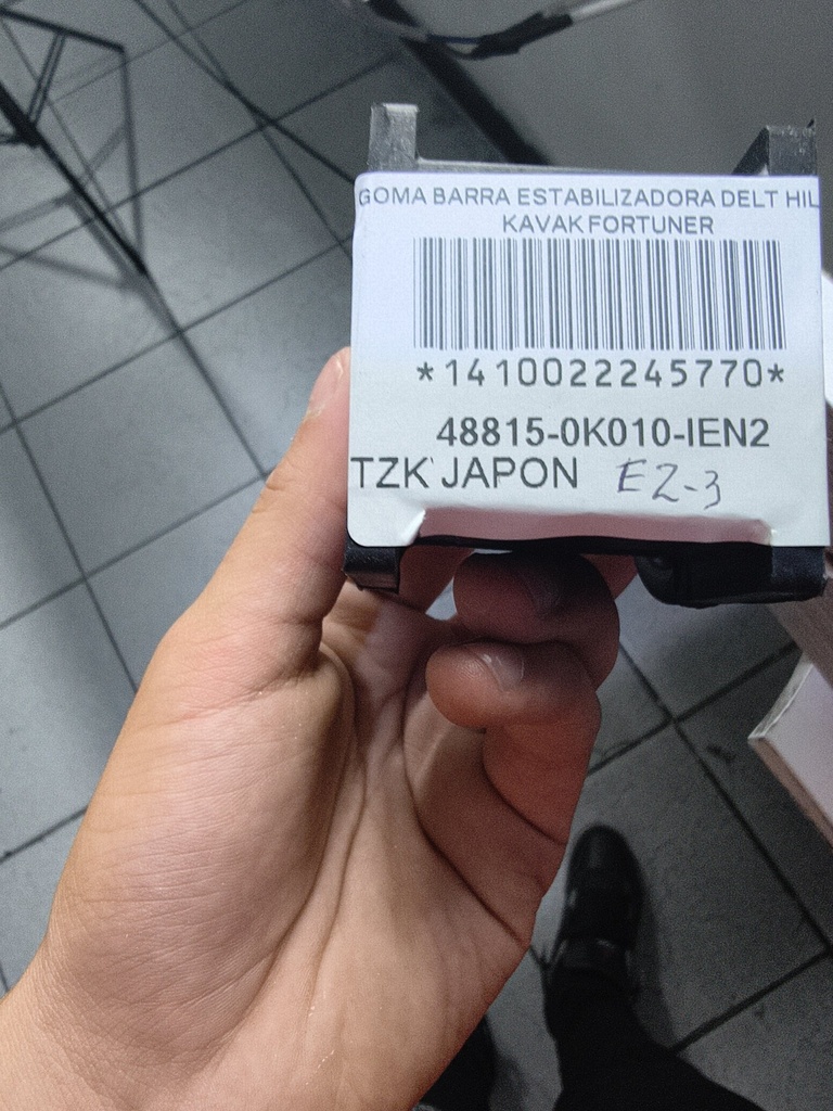 GOMA BARRA ESTABILIZADORA DELT HILUX KAVAK FORTUNER