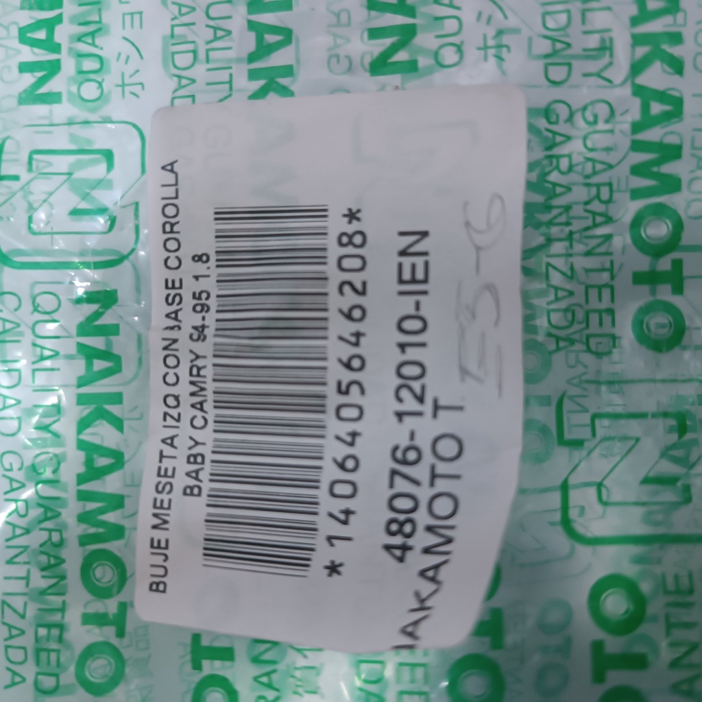BUJE MESETA IZQ CON BASE COROLLA BABY CAMRY 94-95 1.8